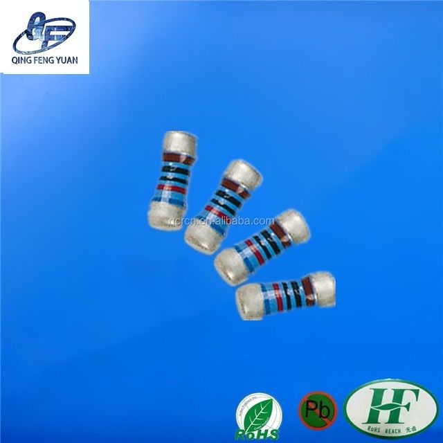 Melf Type Carbon Film Resistor Electronics Components OEM